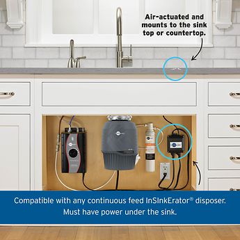 SinkTop Garbage Disposal Air Switch | InSinkErator